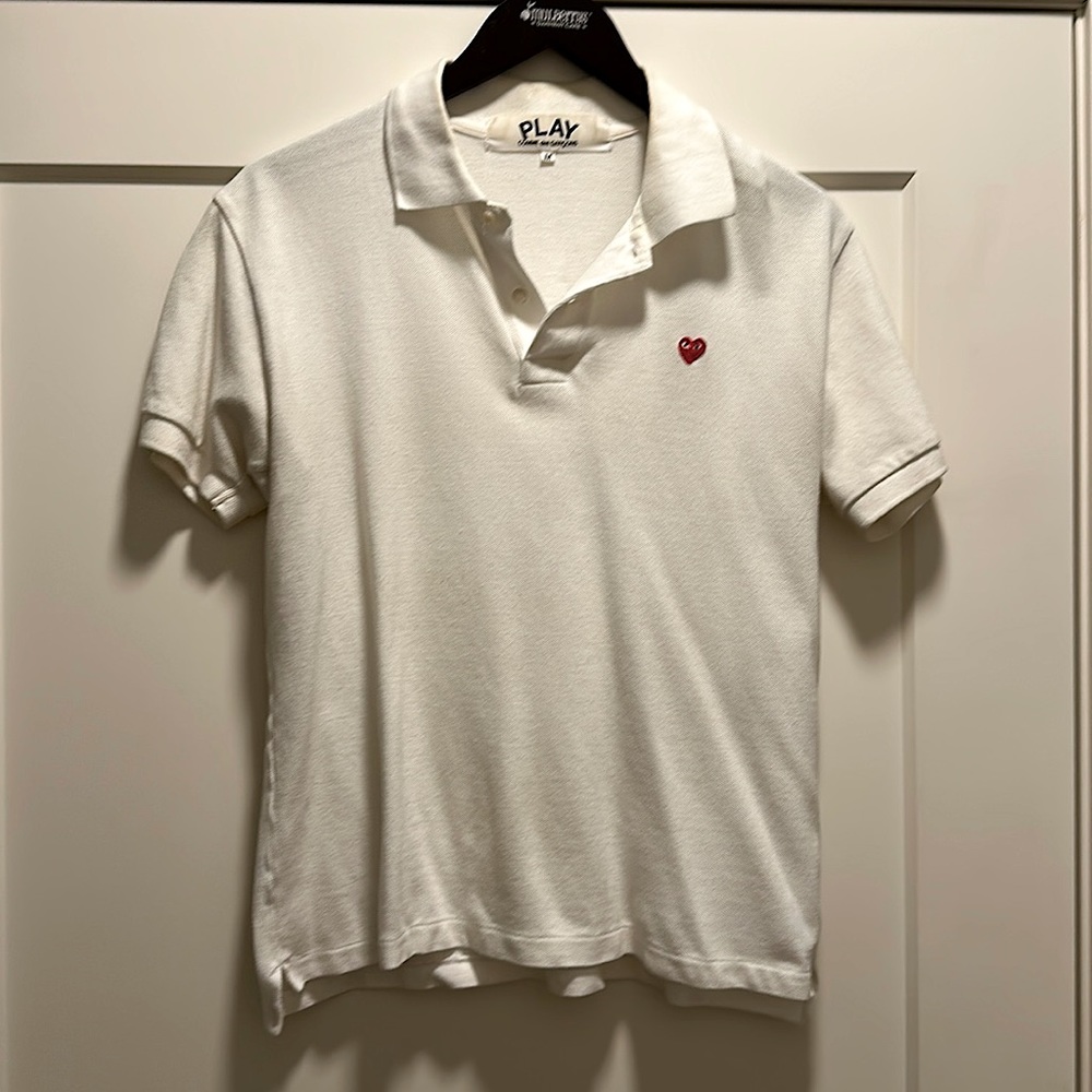 Men’s Medium Comme des Garçons White Polo